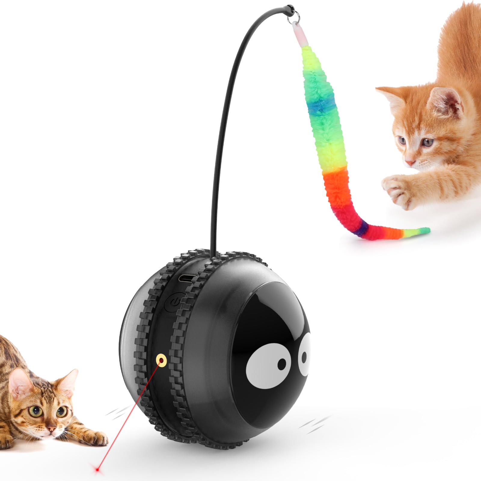 ChirpyRoller Interactive Cat Toy Ball