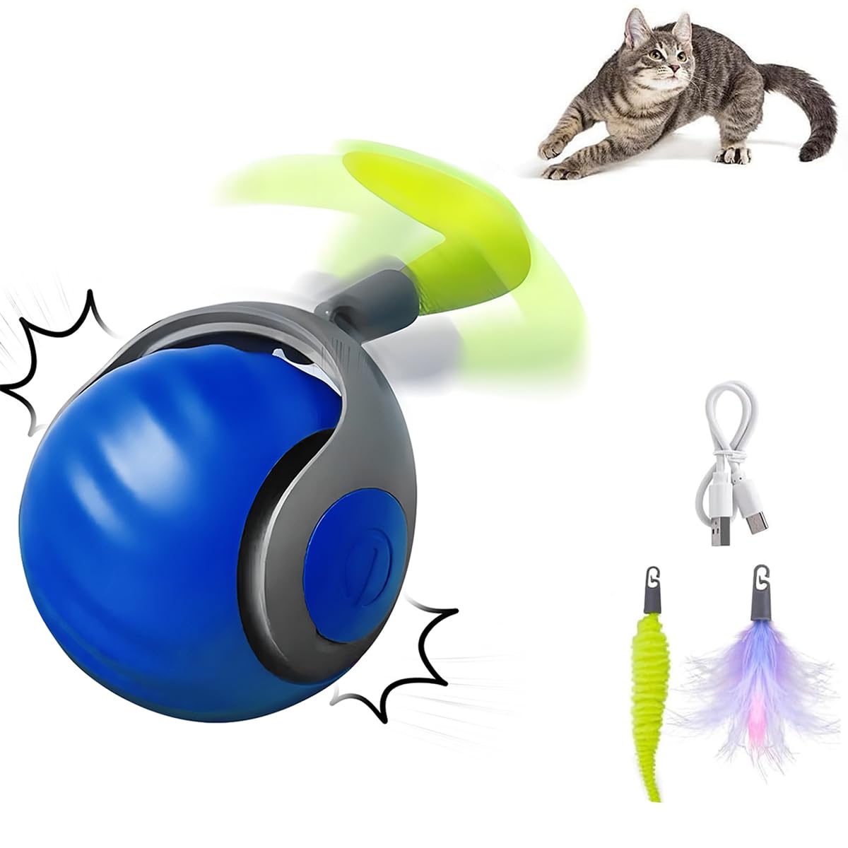 Speedy Tail 2.0 Interactive Cat Toy