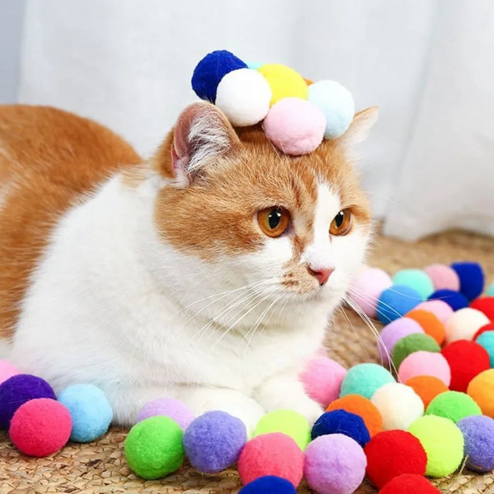 Pompom Cat Ball Shooter - Indoor Play Toy