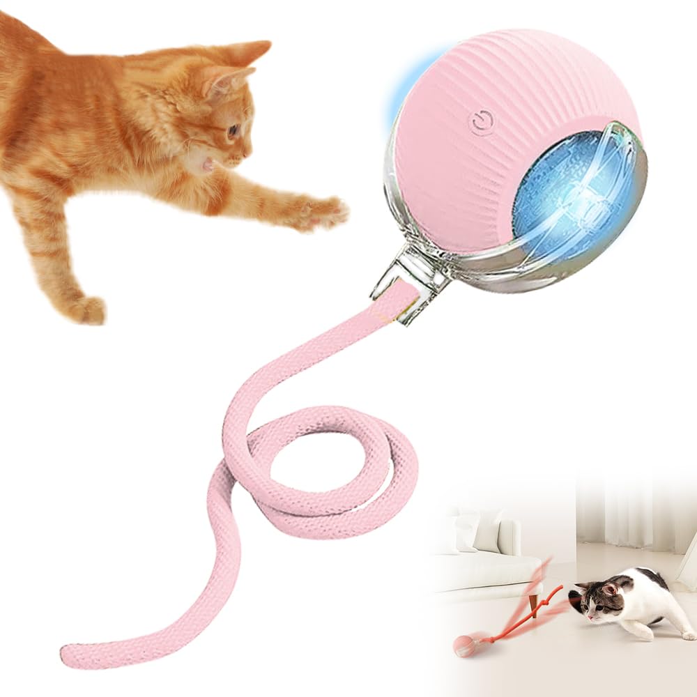 2026 Smart Rolling Pet Play Ball (Pink)