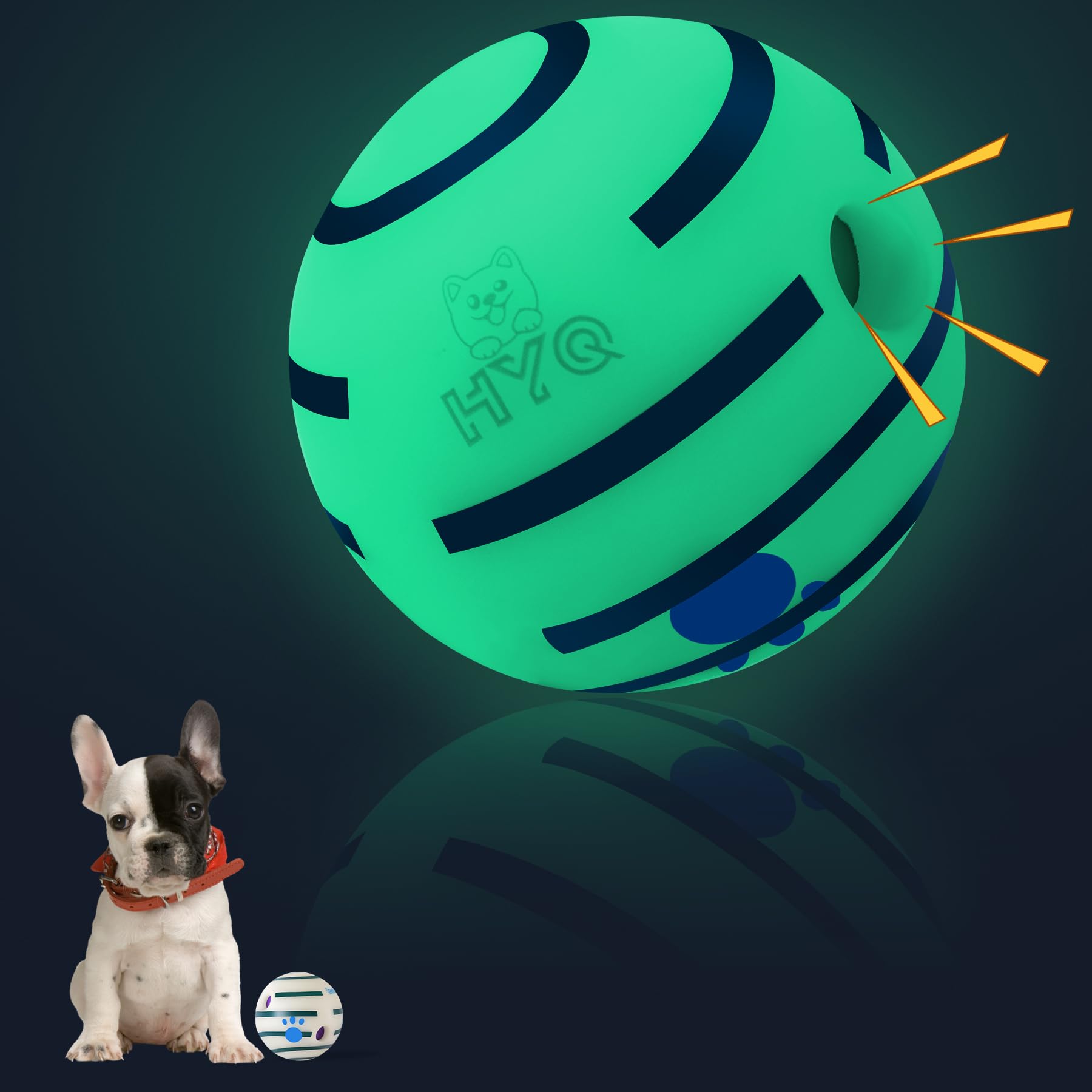 HYQ Luminous Dog Play Ball