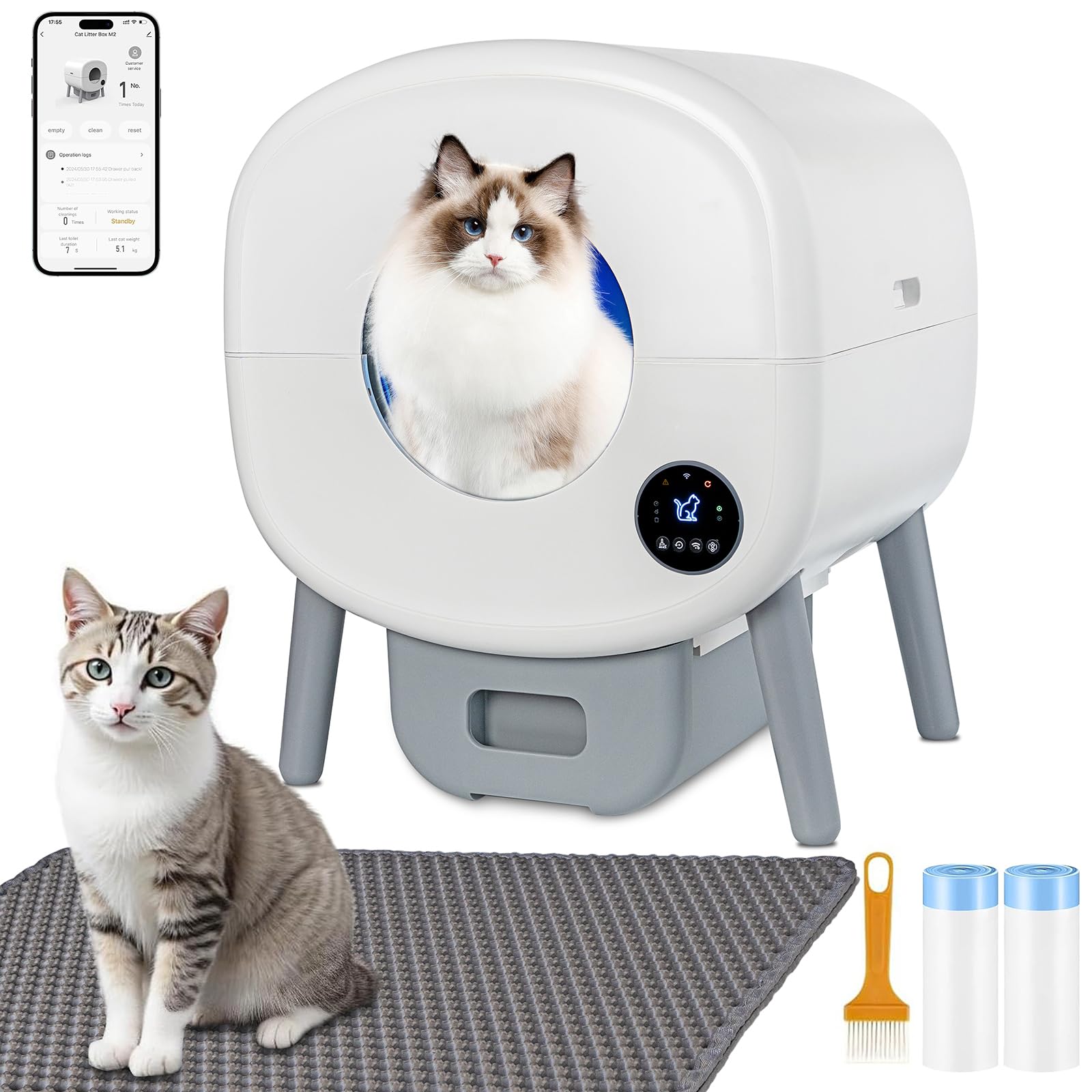 SmartCat 100L Auto Clean Litter Box