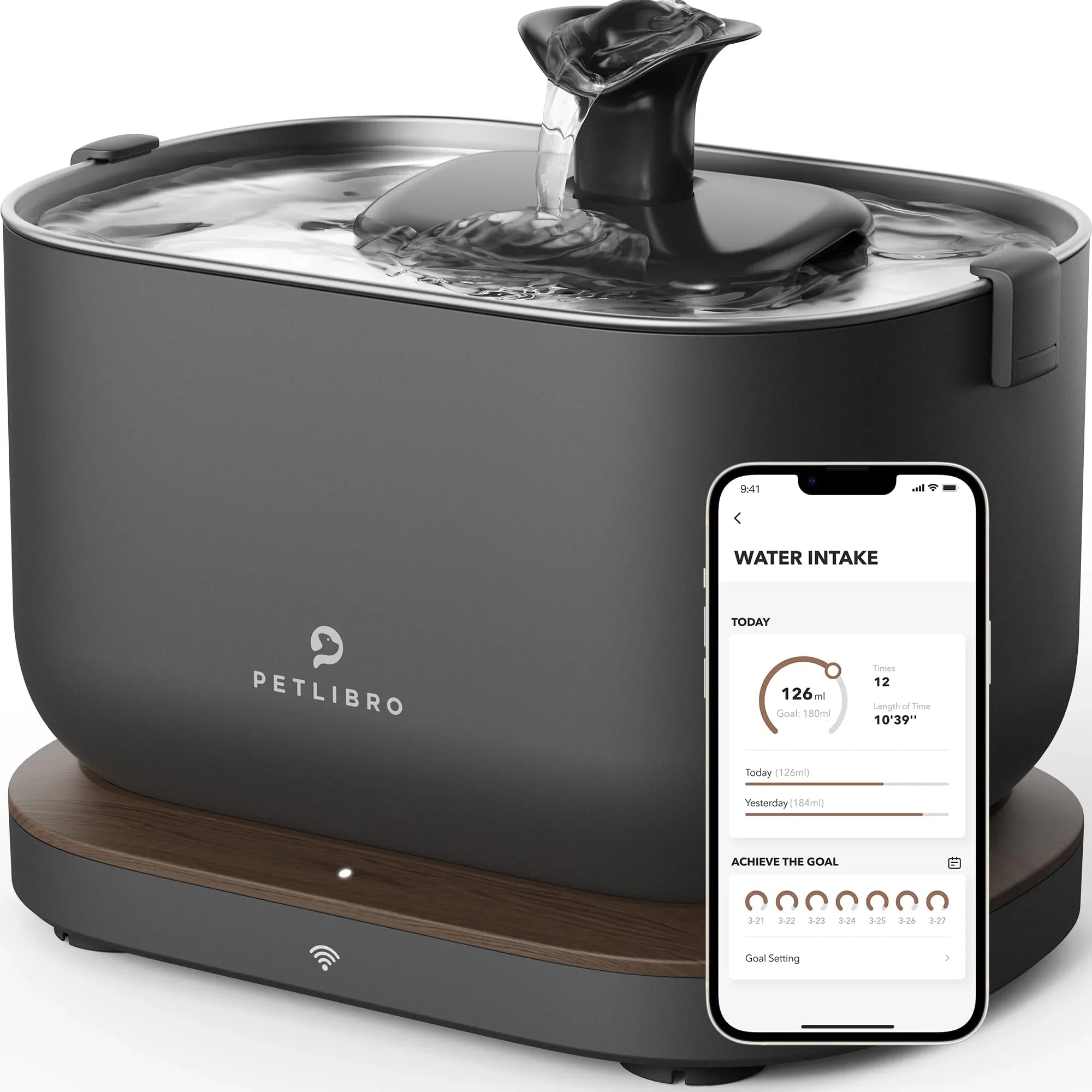 PETLIBRO App Monitoring Smart Water Fountain