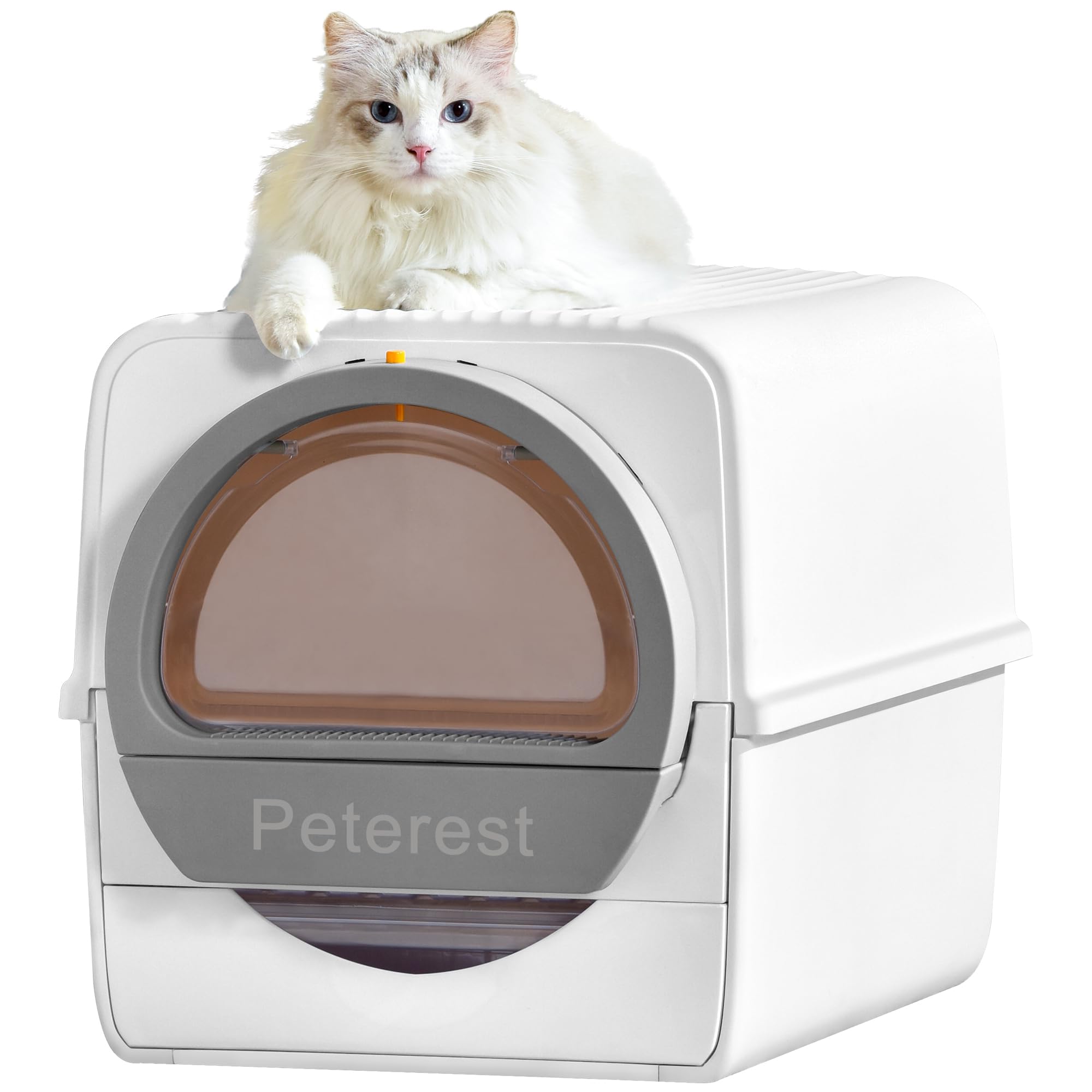 FelineFresh Odorless Self-Cleaning Litter Box with Lid