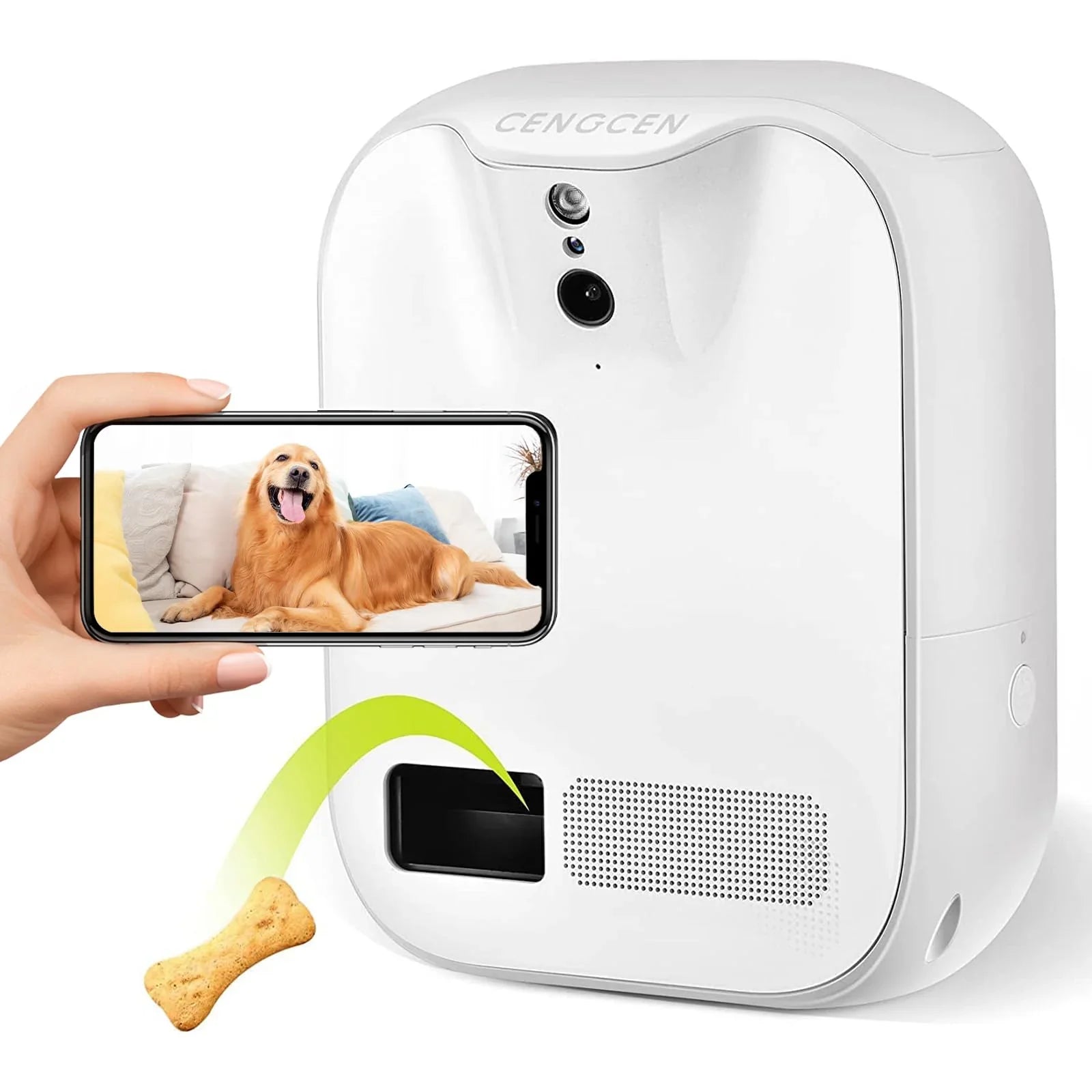 HD night vision pet monitor with two way audio