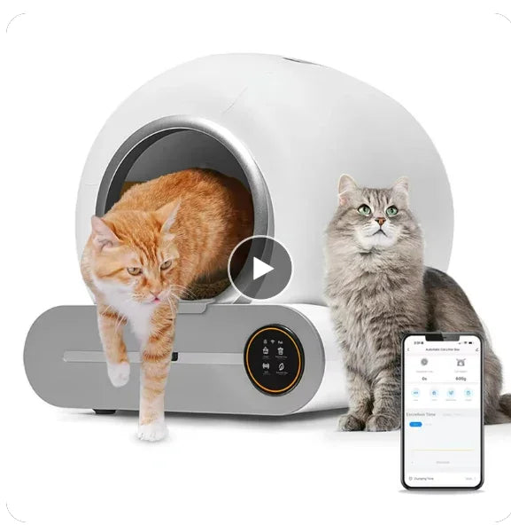 Odor-free electric pooper scooper for indoor cats