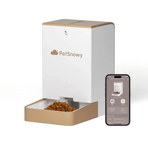 PetSnowy 4L automatic cat feeder with wifi app control