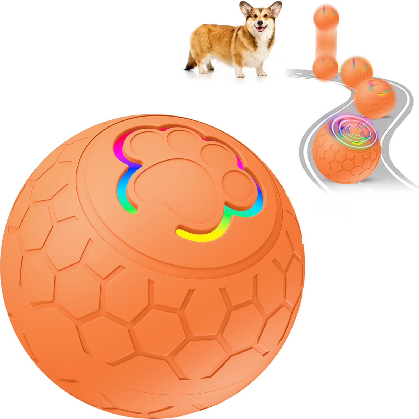 teeche Active Pup Play Ball - Motion Sensing Interactive Toy