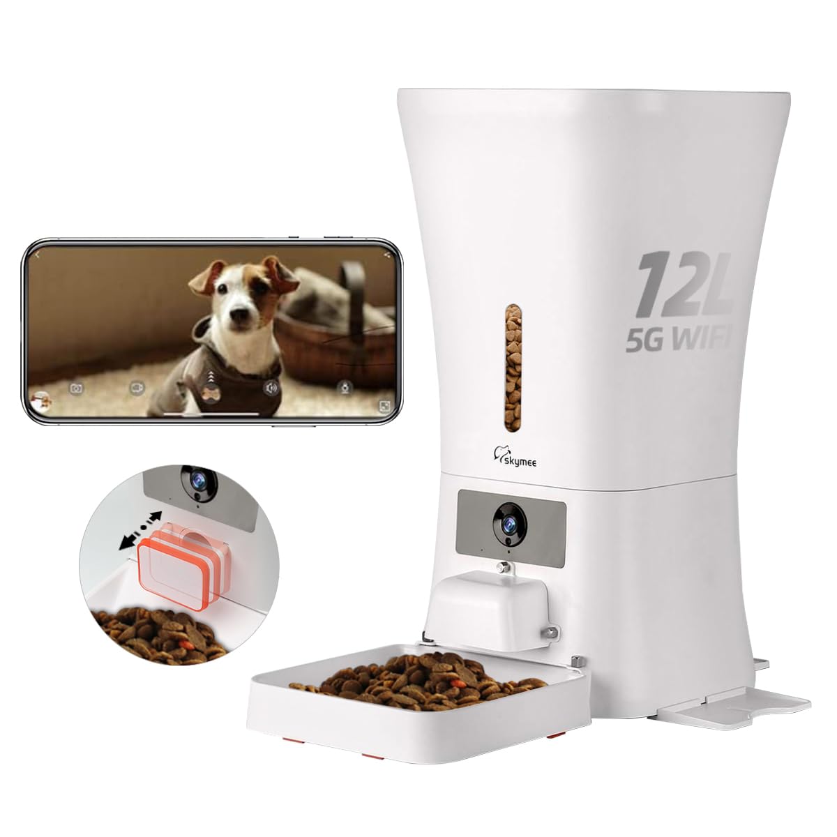 SmartFeed 12L HD Pet Feeder Cam