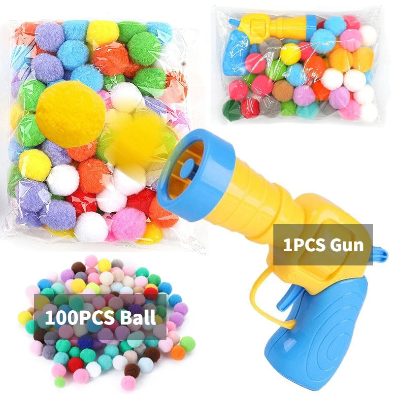 Pompom Cat Ball Shooter - Indoor Play Toy