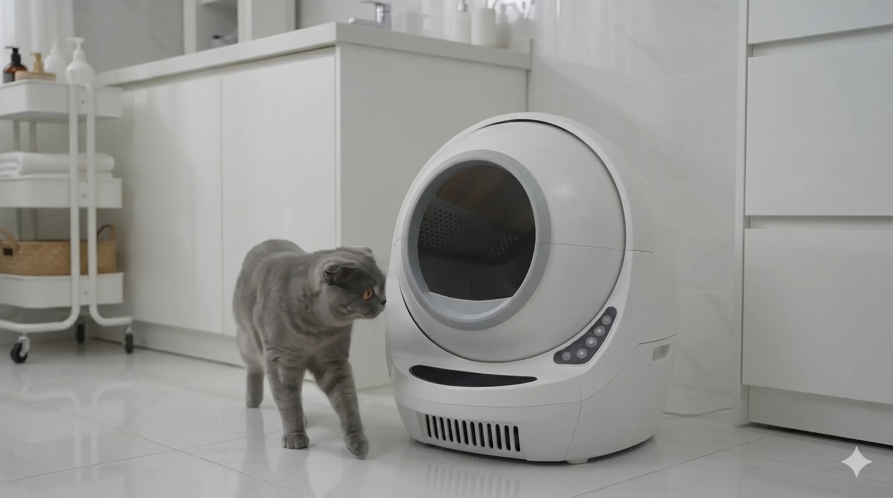 Smart pet feeder and health tracker in action by SmartPetPulse.